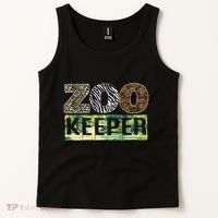 Wildlife Animals Zoo Keeper Graphic Tank Top thumb 2