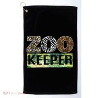 Wildlife Animals Zoo Keeper Graphic Golf Towel thumb 0