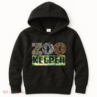 Wildlife Animals Zoo Keeper Graphic Kids Hoodie thumb 0