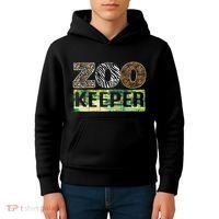 Wildlife Animals Zoo Keeper Graphic Kids Hoodie thumb 4