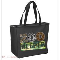 Wildlife Animals Zoo Keeper Graphic Tote Bag thumb 2