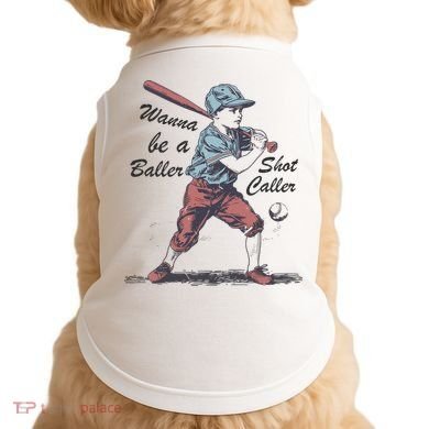 Wanna Be A Baller Shot Caller Doggie Tank