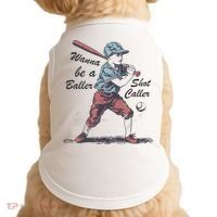 Wanna Be A Baller Shot Caller Doggie Tank thumb 0