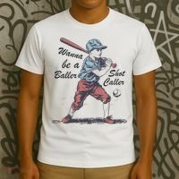 Wanna Be A Baller Shot Caller T-Shirt thumb 3