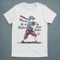 Wanna Be A Baller Shot Caller T-Shirt thumb 5