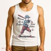 Wanna Be A Baller Shot Caller Tank Top thumb 3