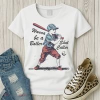 Wanna Be A Baller Shot Caller Women's T-Shirt thumb 3