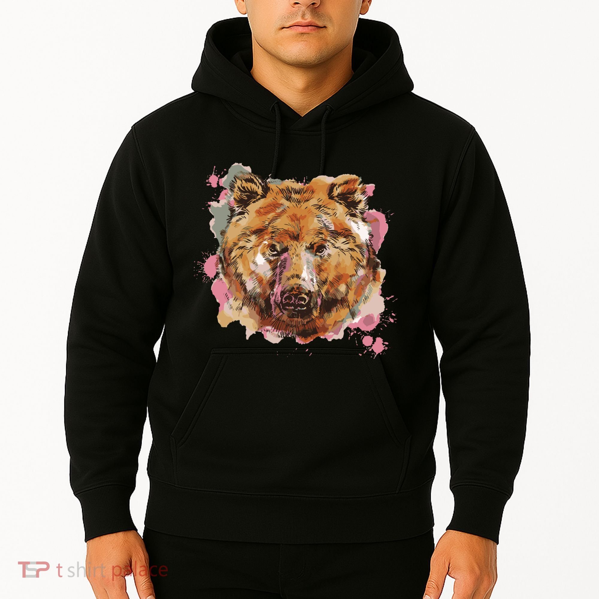 Wild Bear Art Hoodie