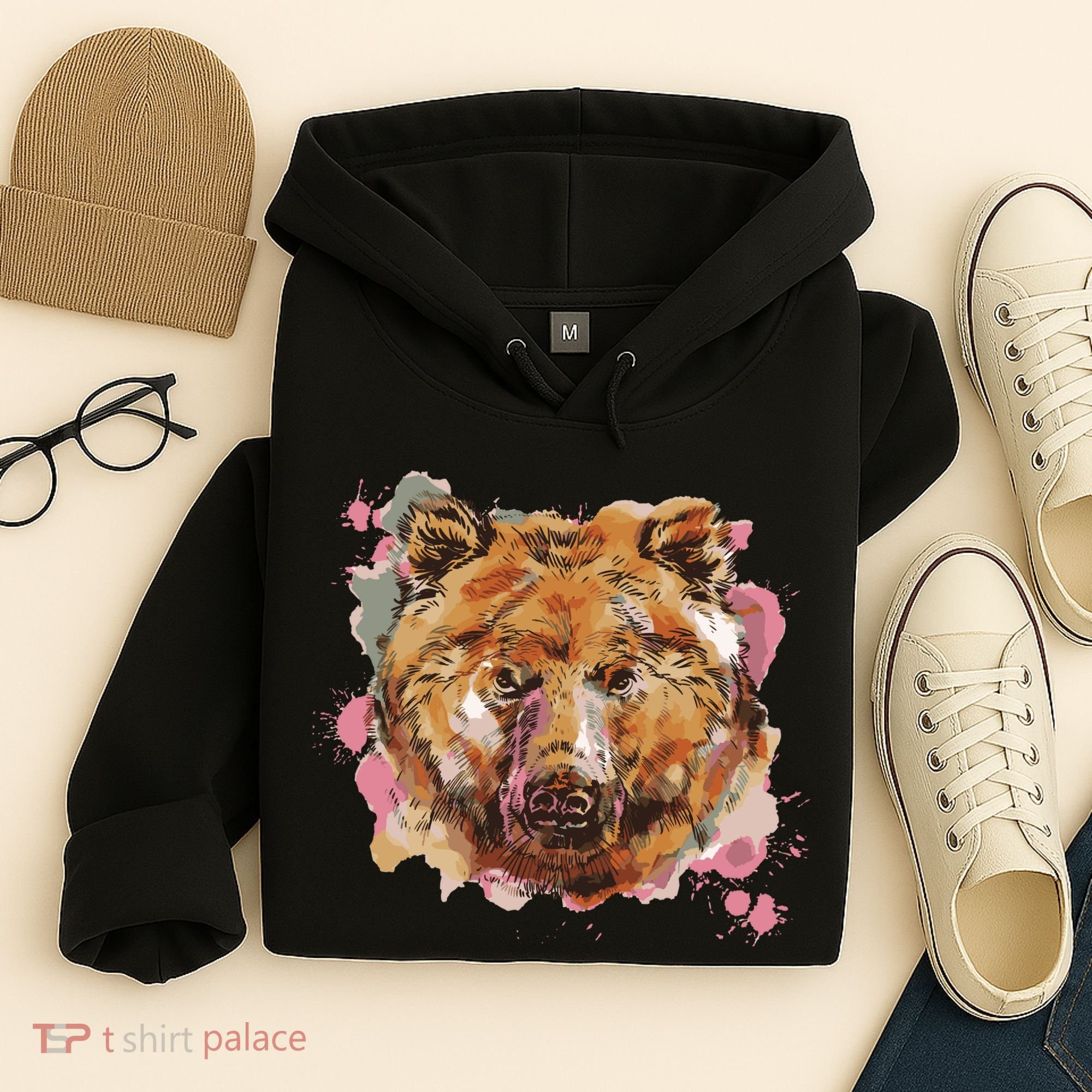 Wild Bear Art Hoodie