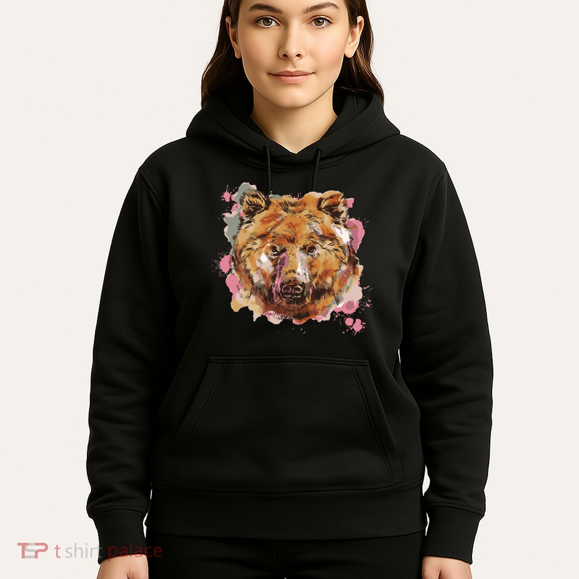 Wild Bear Art Hoodie
