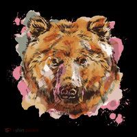 Wild Bear Art Ornament thumb 1