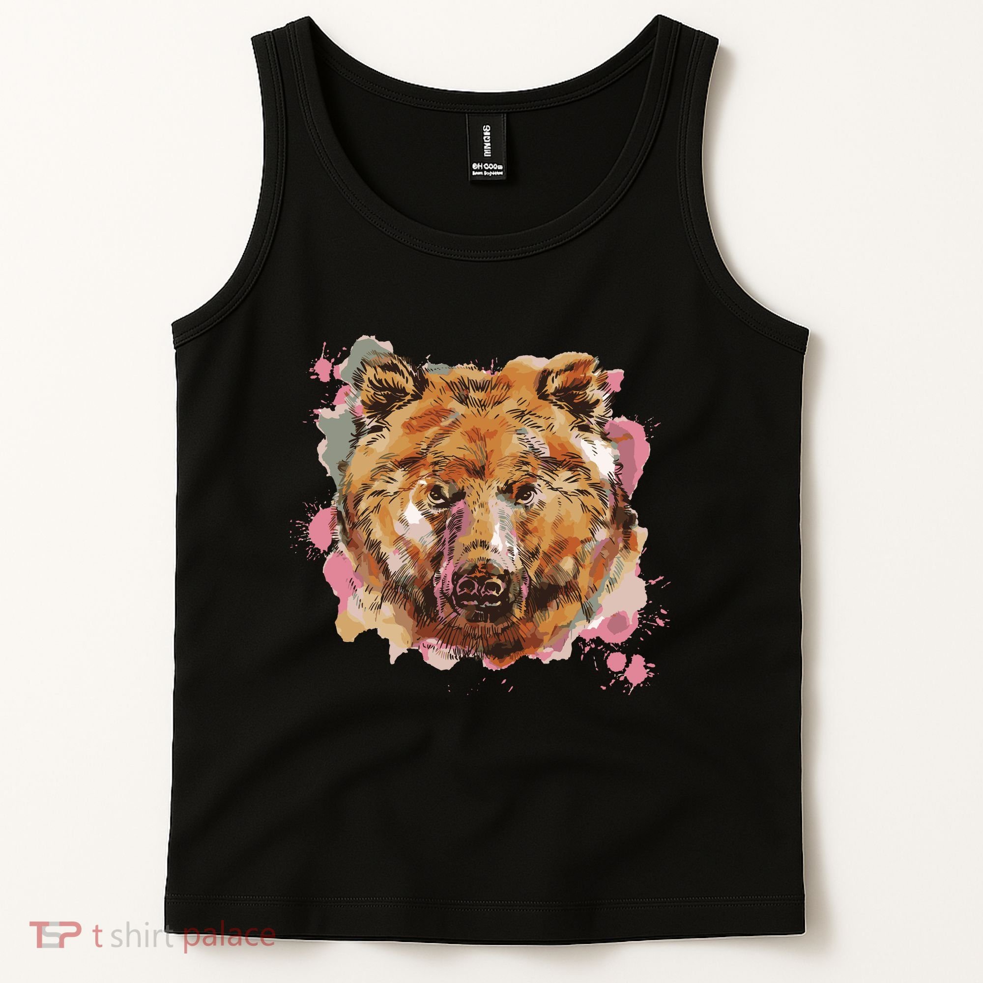 Wild Bear Art Tank Top