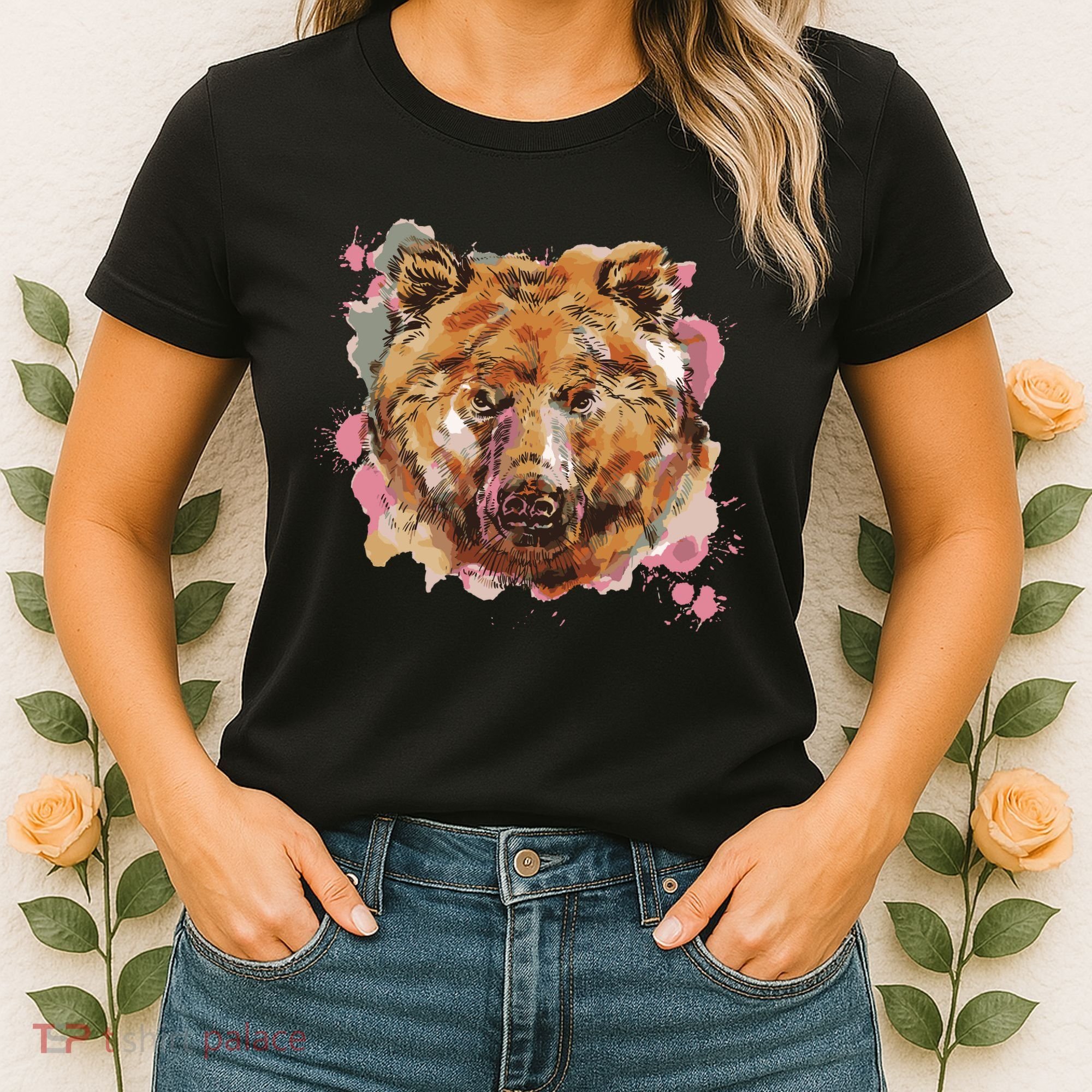 Wild Bear Art Women's T-Shirt