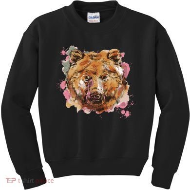 Wild Bear Art Kids Sweatshirt