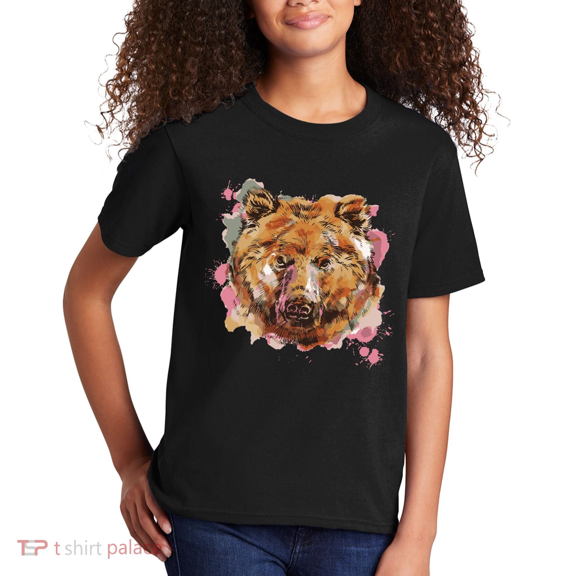 Wild Bear Art Kids T-Shirt