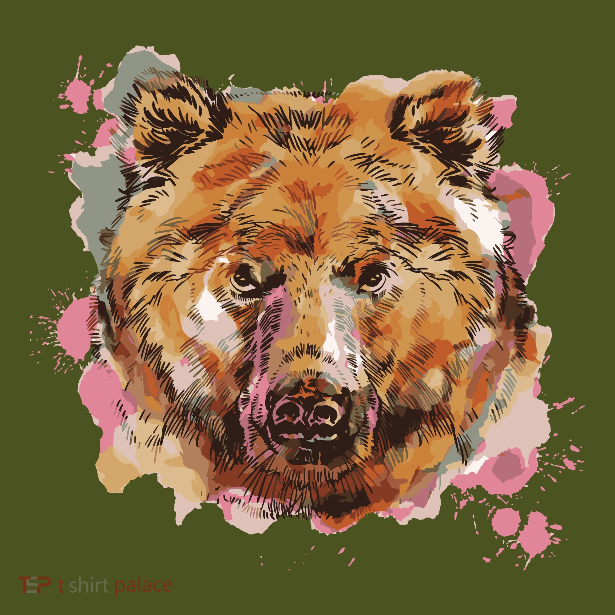 Wild Bear Art Mousepad
