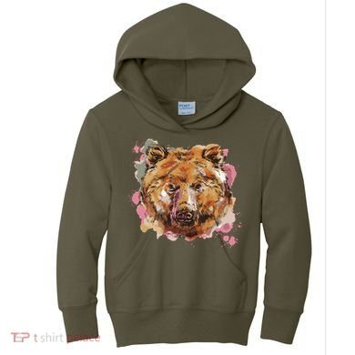 Wild Bear Art Kids Hoodie