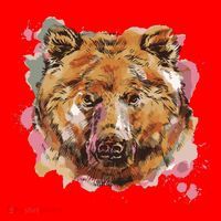 Wild Bear Art Santa Hat thumb 1