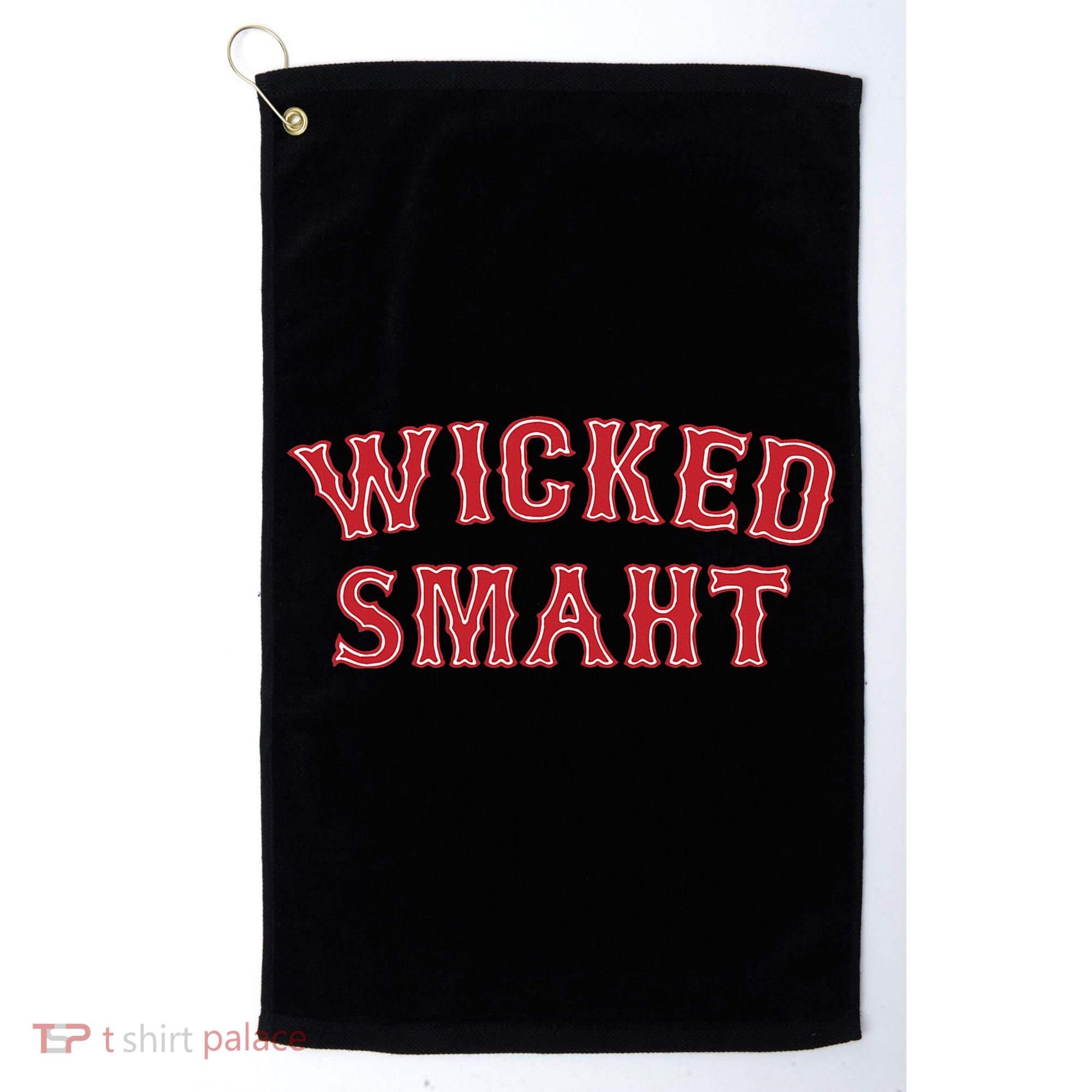 Wicked Boston Accent Golf Towel