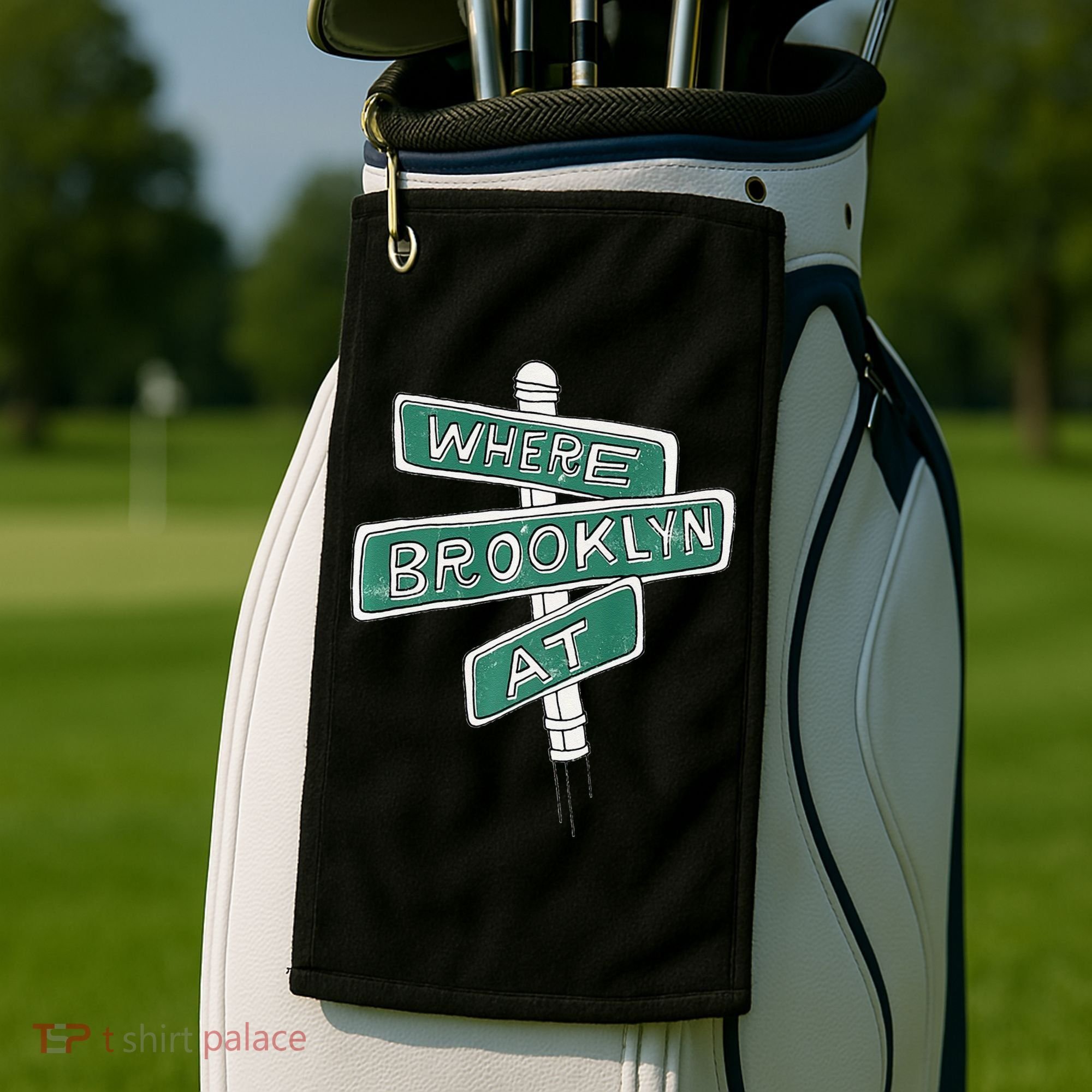 Where Brooklyn At Golf Towel