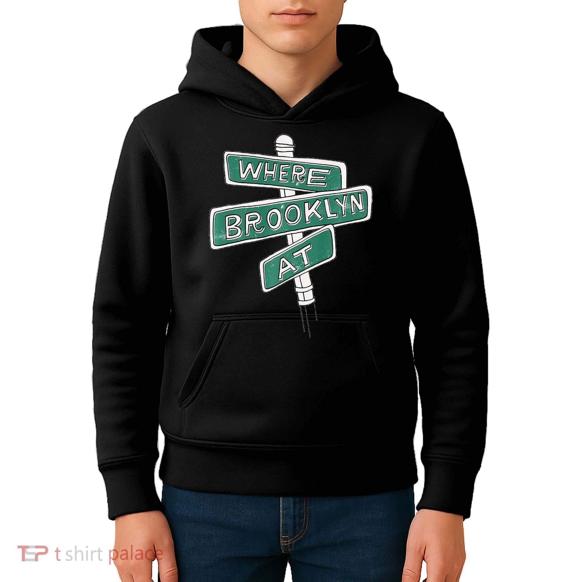 Where Brooklyn At Kids Hoodie