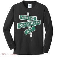 Where Brooklyn At Kids Long Sleeve Shirt thumb 0