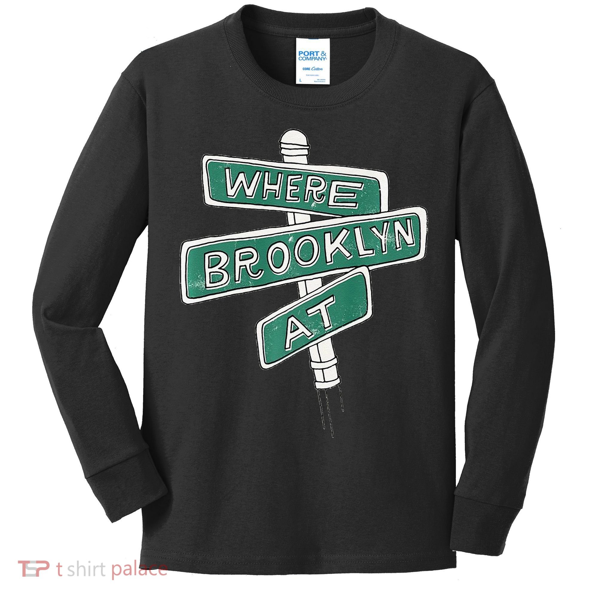 Where Brooklyn At Kids Long Sleeve Shirt