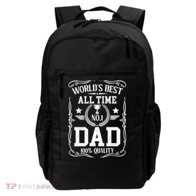 World's Best All Time #1 Dad Backpack