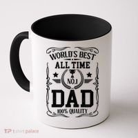 World's Best All Time #1 Dad Coffee Mug thumb 0