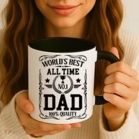 World's Best All Time #1 Dad Coffee Mug thumb 3