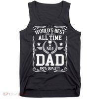 World's Best All Time #1 Dad Tank Top thumb 0