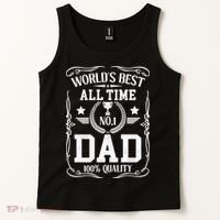 World's Best All Time #1 Dad Tank Top thumb 2