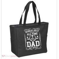 World's Best All Time #1 Dad Tote Bag thumb 2