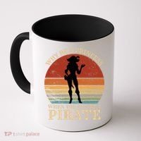 Why Be A Princess When You Can Be A Pirate Funny Coffee Mug thumb 0