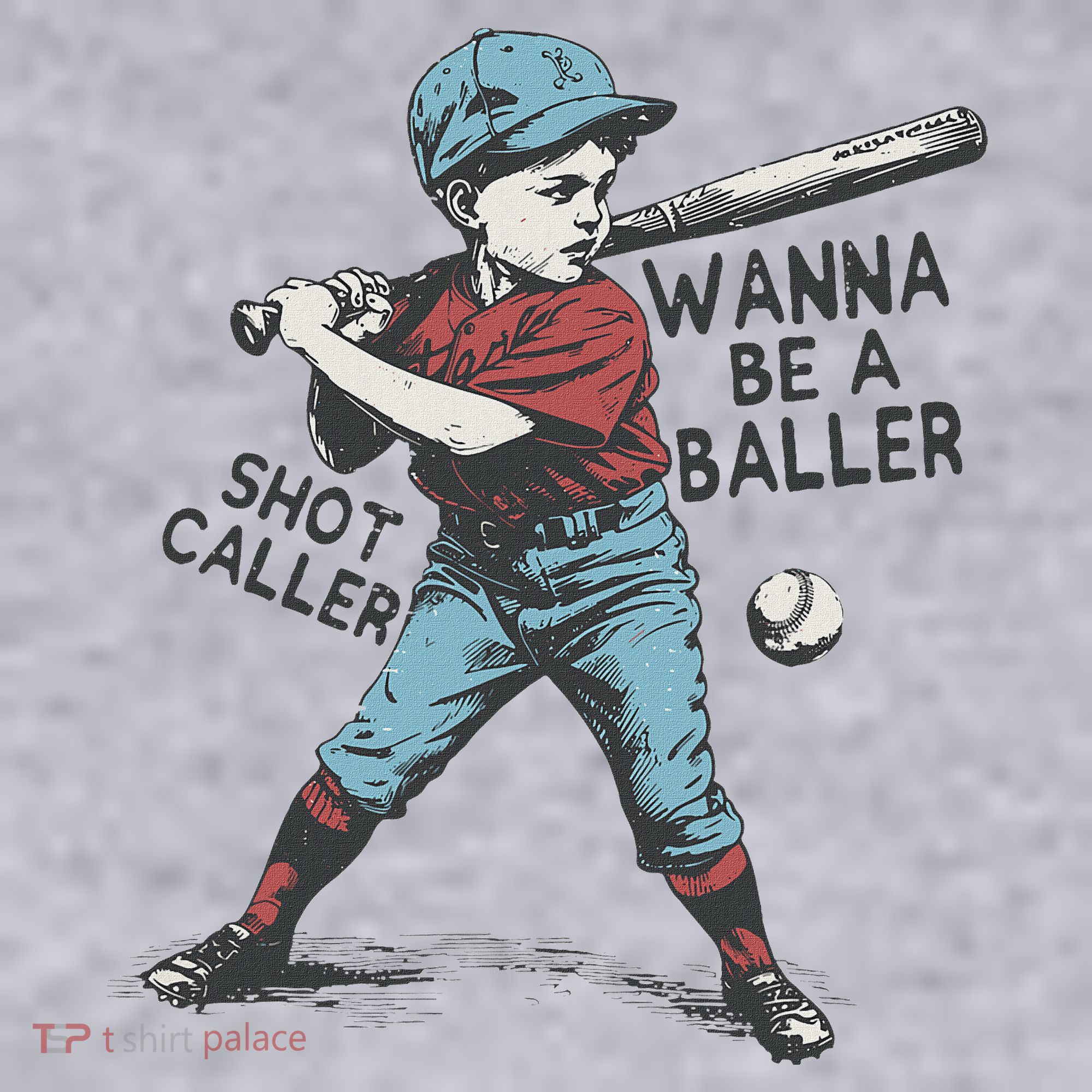 Wanna Be A Baller Shot Caller Retro Game Day Women's Sweatshirt