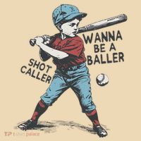 Wanna Be A Baller Shot Caller Retro Game Day Tote Bag thumb 4