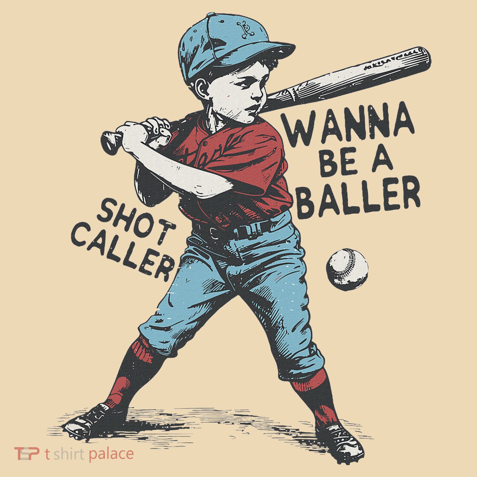 Wanna Be A Baller Shot Caller Retro Game Day Tote Bag