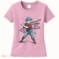 Wanna Be A Baller Shot Caller Retro Game Day Women's T-Shirt thumb 0