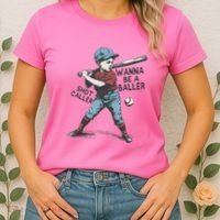 Wanna Be A Baller Shot Caller Retro Game Day Women's T-Shirt thumb 2