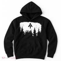 White Blaze Appalachian AT Trail Minimalist Pine Tree Hike Hoodie thumb 0