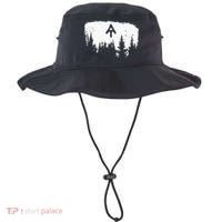White Blaze Appalachian AT Trail Minimalist Pine Tree Hike Bucket Hat thumb 0