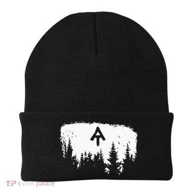 White Blaze Appalachian AT Trail Minimalist Pine Tree Hike Beanie
