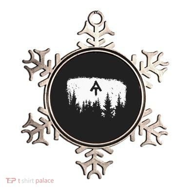 White Blaze Appalachian AT Trail Minimalist Pine Tree Hike Ornament