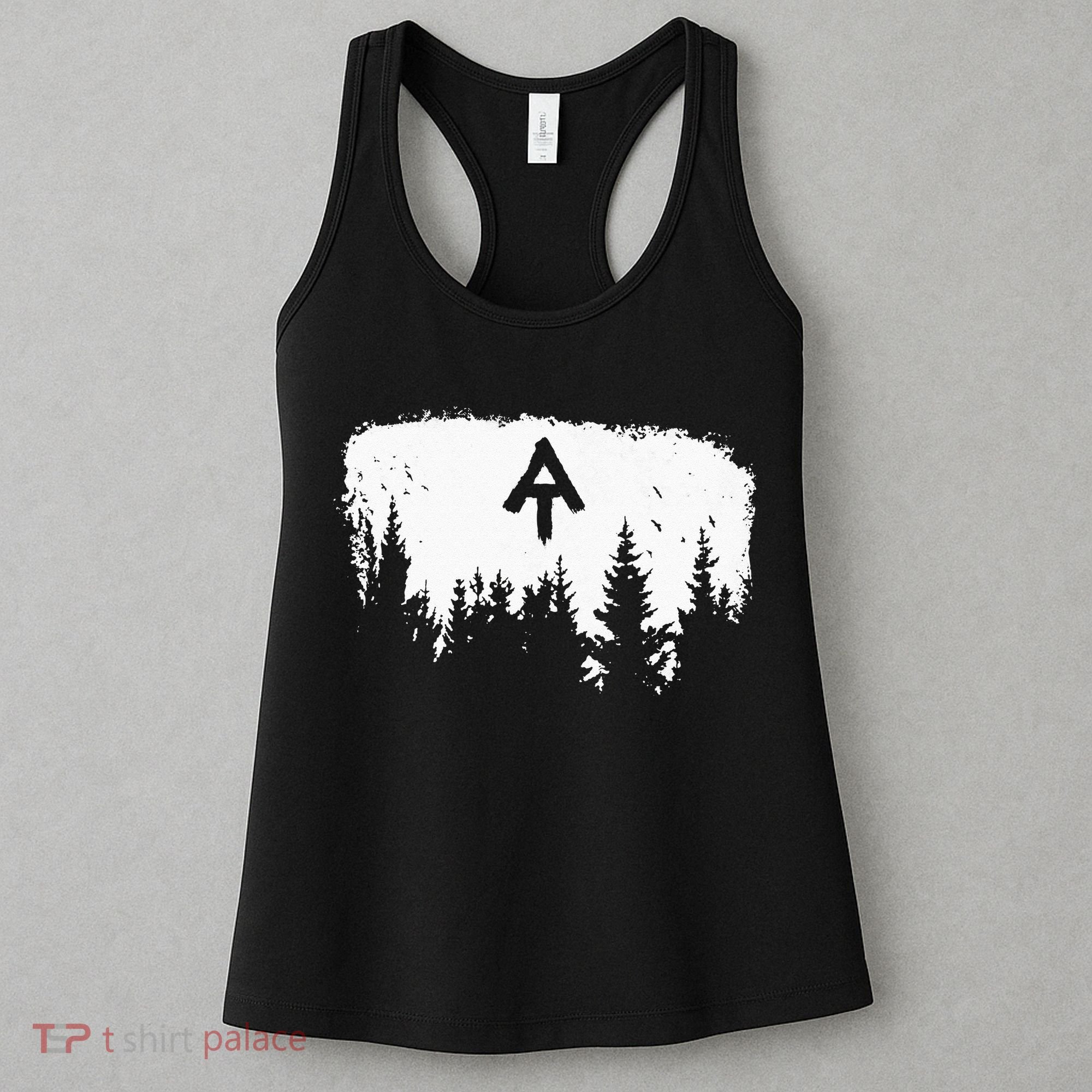 White Blaze Appalachian AT Trail Minimalist Pine Tree Hike Women's Tank Top