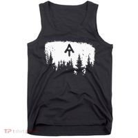 White Blaze Appalachian AT Trail Minimalist Pine Tree Hike Tank Top thumb 0