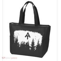 White Blaze Appalachian AT Trail Minimalist Pine Tree Hike Tote Bag thumb 3