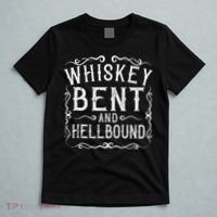 Whiskey Bent And Hellbound Country Music Biker Bourbon Gift T-Shirt thumb 5