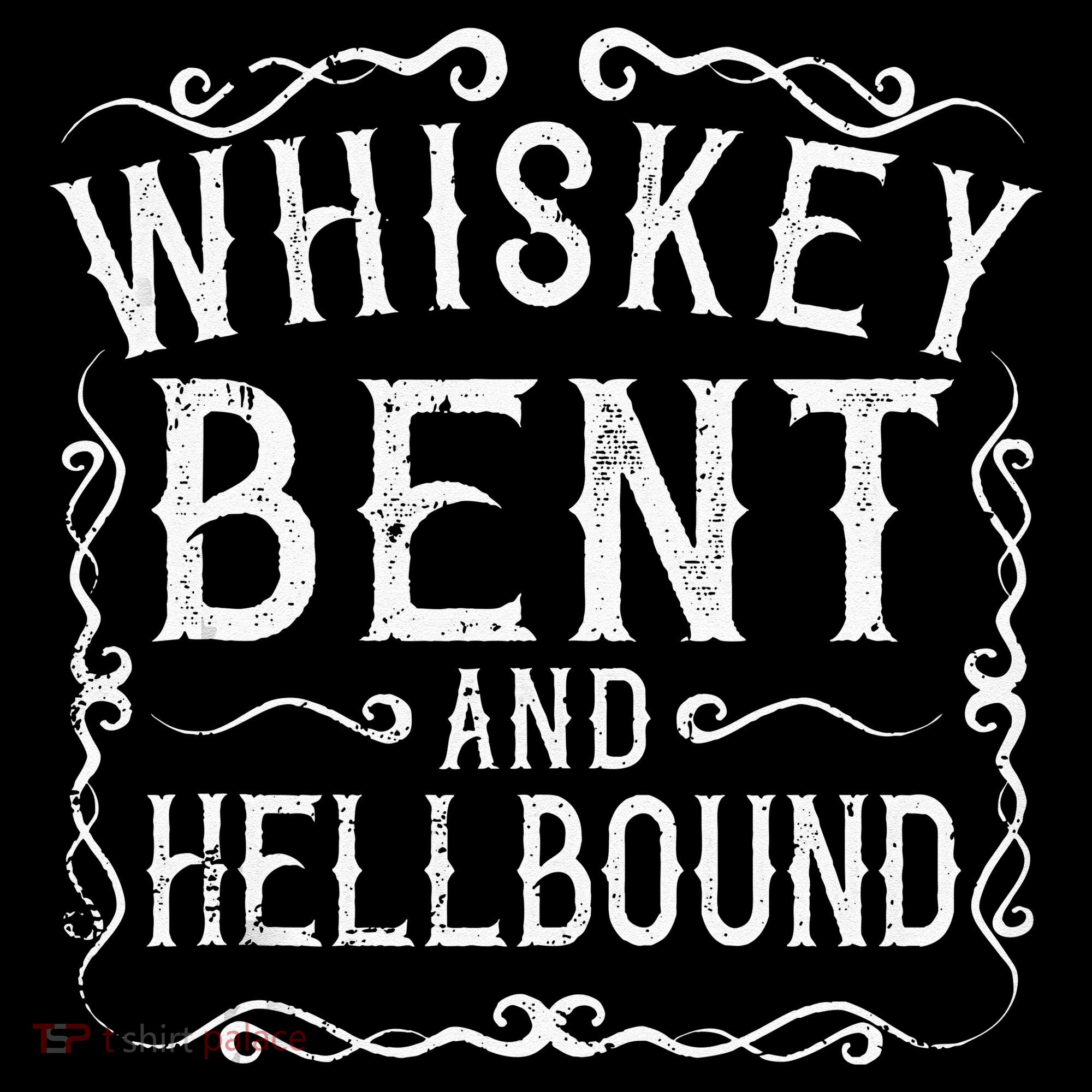 Whiskey Bent And Hellbound Country Music Biker Bourbon Gift Women's Hoodie