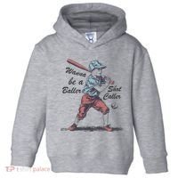 Wanna Be A Baller Shot Caller Toddler Hoodie thumb 0