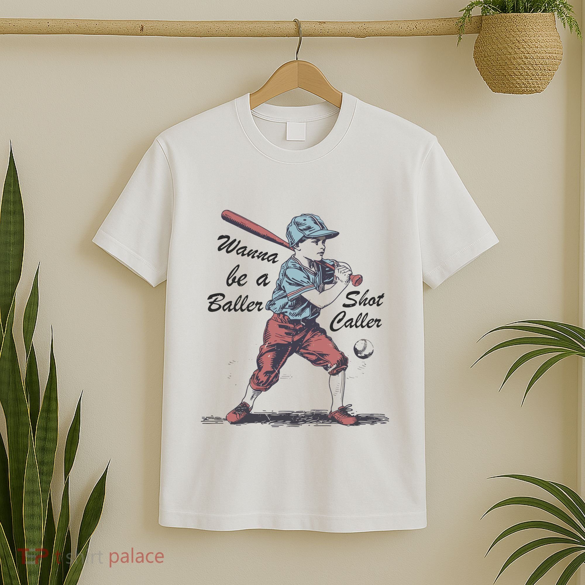 Wanna Be A Baller Shot Caller T-Shirt